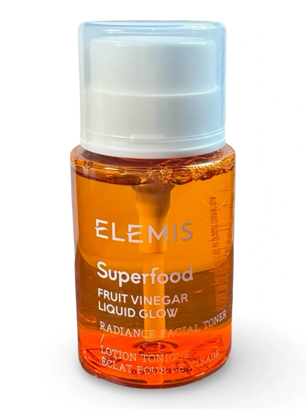 ELEMIS Superfood Fruit Vinegar Liquid Glow Radiance Facial Toner 4.9 oz / 145ml